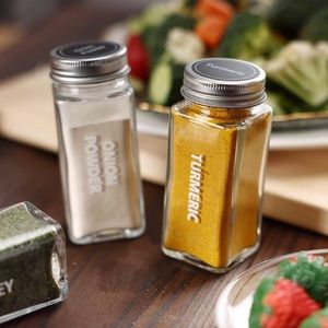 Printed clear spice or pantry labels